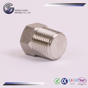 GS-H01 Pipe Fittings Hex Plug elbow iron y pvc cross joint pipe fitting steel