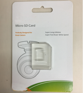 PVC Plastic Type and Recycled Materials Feature Micro SD Card Blister Packaging With Sliding