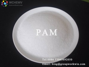 Polyacrylamide PAM as flocculant and coagulant chemical raw material