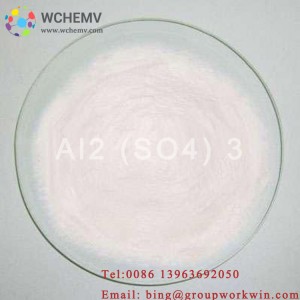 High quality water treatment polymerized aluminum sulfate powder granular 17%