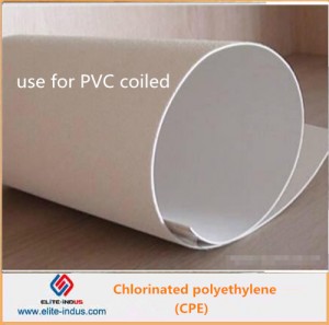 CPE Chlorinated Polyethylene mix with ferrite powder